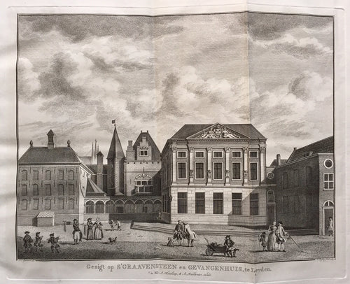 Leiden Gravensteen - A Delfos / F van Mieris - 1763