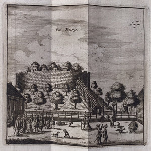 Leiden Burcht - P van der Aa - 1712