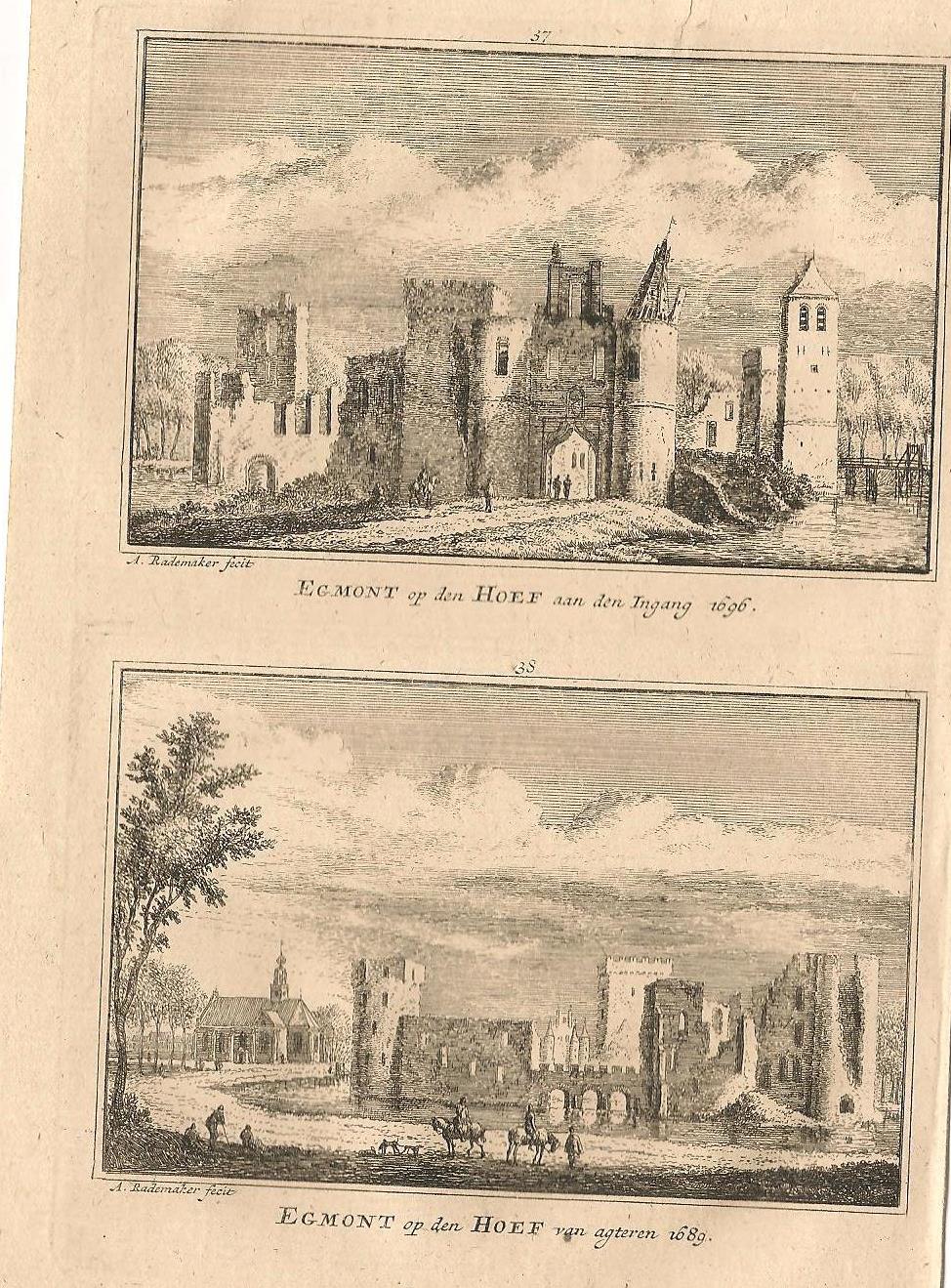 Egmond aan den Hoef - A Rademaker / JA Crajenschot, - 1792