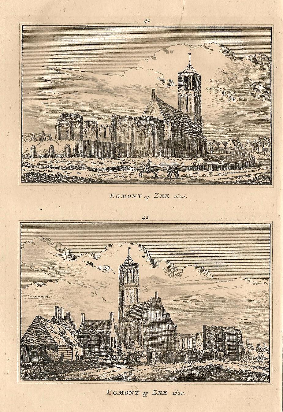 Egmond aan Zee - A Rademaker / JA Crajenschot - 1792