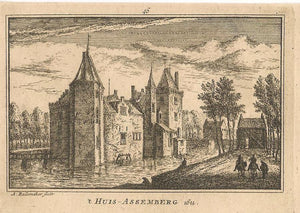 Heemskerk Huis Assemberg - A Rademaker / JA Crajenschot - 1792