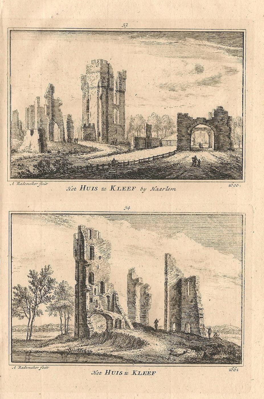 Haarlem Huis ter Kleef - A Rademaker / JA Crajenschot, - 1792