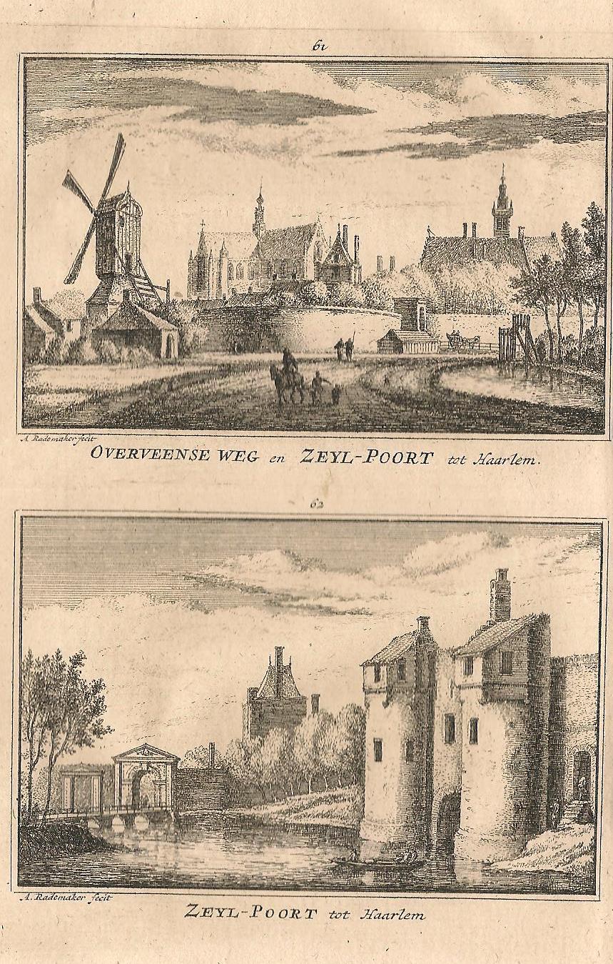 Haarlem - Zijlpoort - A Rademaker / JA Crajenschot, - 1792