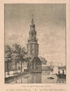 Amsterdam Montelbaanstoren - C de Kruyff / F Buffa - 1825