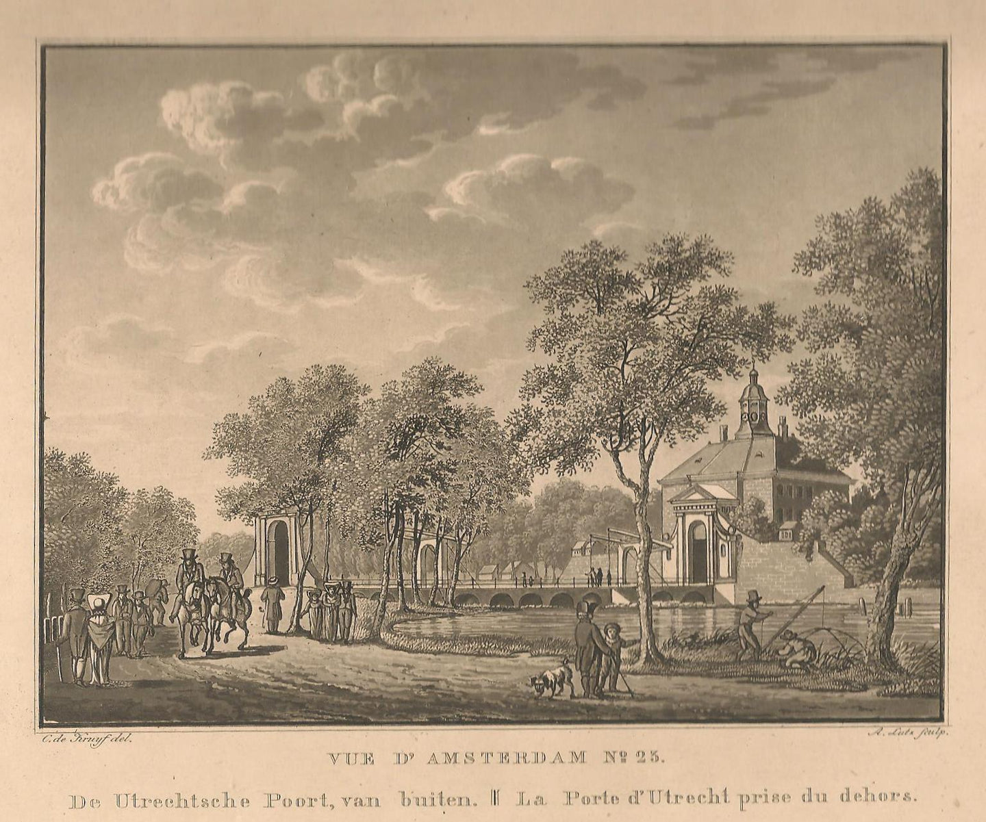 Amsterdam Utrechtsepoort - C de Kruyff / F Buffa - 1825