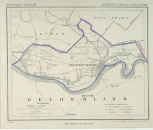 WIJK BIJ DUURSTEDE - Kuijper / Suringar - 1865