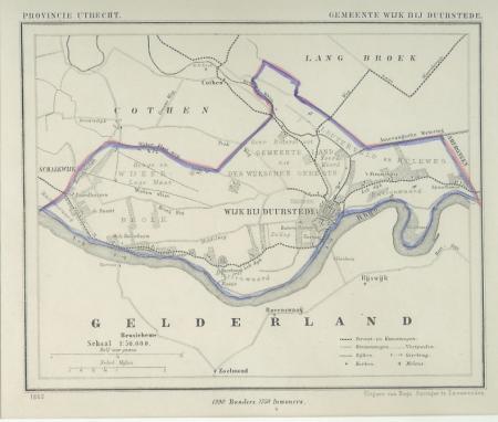 WIJK BIJ DUURSTEDE - Kuijper / Suringar - 1865