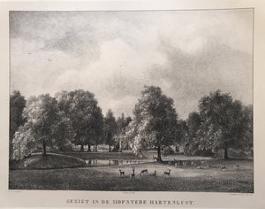 Bloemendaal Hartenlust Park - PJ Lutgers - ca. 1840