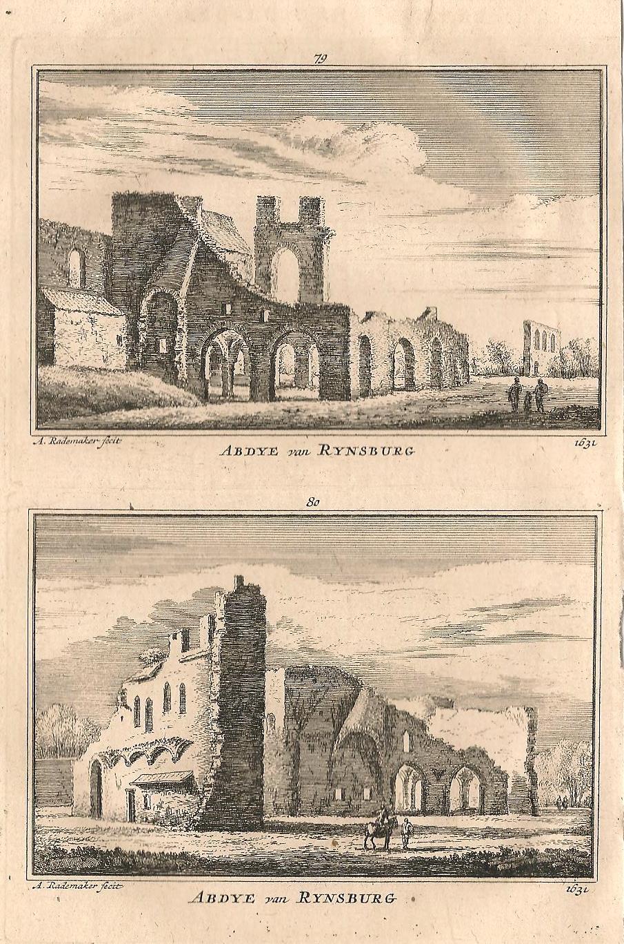 Rijnsburg Abdij - A Rademaker / JA Crajenschot - 1792