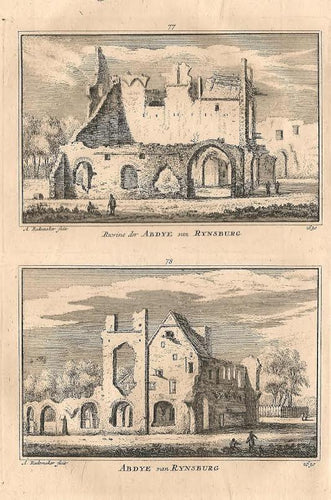 Rijnsburg Abdij - A Rademaker / JA Crajenschot - 1792