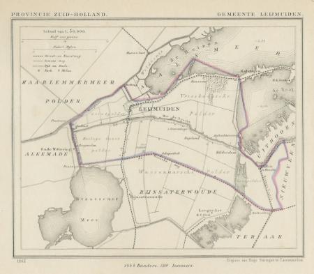 LEIMUIDEN - Kuijper / Suringar - 1865