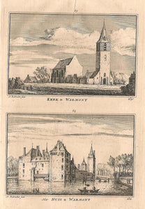 Warmond Kerk en Huis - A Rademaker / JA Crajenschot - 1792
