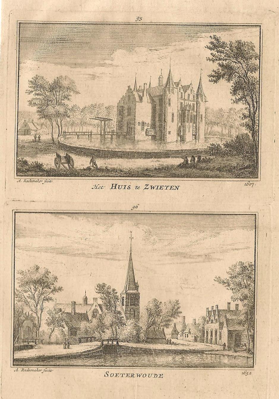 Zoeterwoude Dap en Huis Zwieten - A Rademaker / JA Crajenschot - 1792
