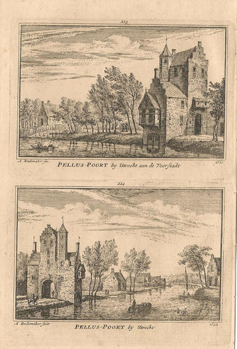 Utrecht Pelluspoort - A Rademaker / JA Crajenschot - 1792