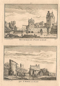Utrecht Wittevrouwenpoort, Sint Maria - A Rademaker / JA Crajenschot - 1792