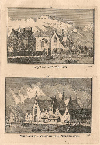 Delfshaven (Rotterdam) - A Rademaker / JA Crajenschot - 1792