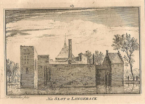 Langerak, Slot - A Rademaker / JA Crajenschot - 1792