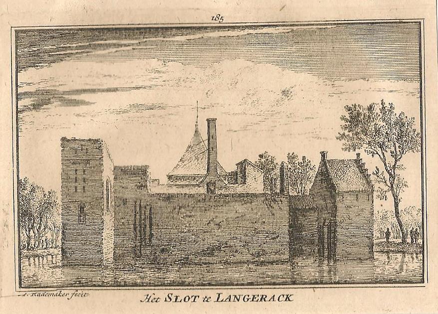 Langerak, Slot - A Rademaker / JA Crajenschot - 1792