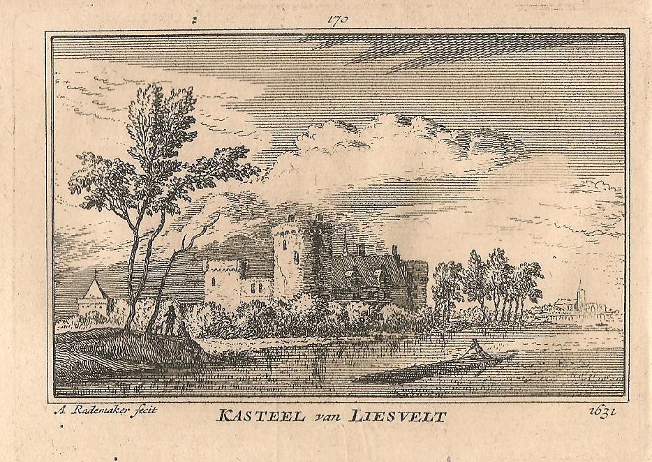 Groot - Ammers, Kasteel Liesveld - A Rademaker / JA Crajenschot - 1792