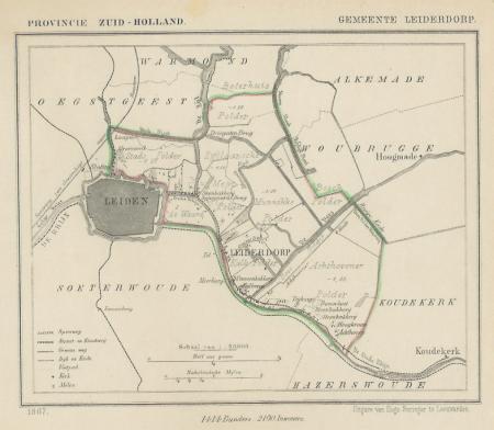 LEIDERDORP - Kuijper / Suringar - 1867