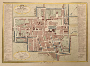 Den Haag Stadsplattegrond - H Reding / FJ Weygand - 1838