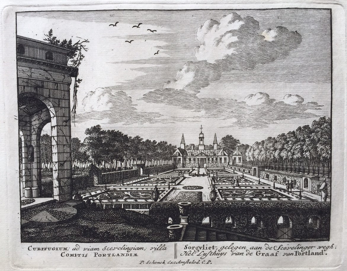 Den Haag Sorghvliet - P Schenk - ca. 1705