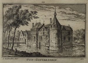 Breukelen Kasteel Gunterstein - A Rademaker / JA Crajenschot - 1792