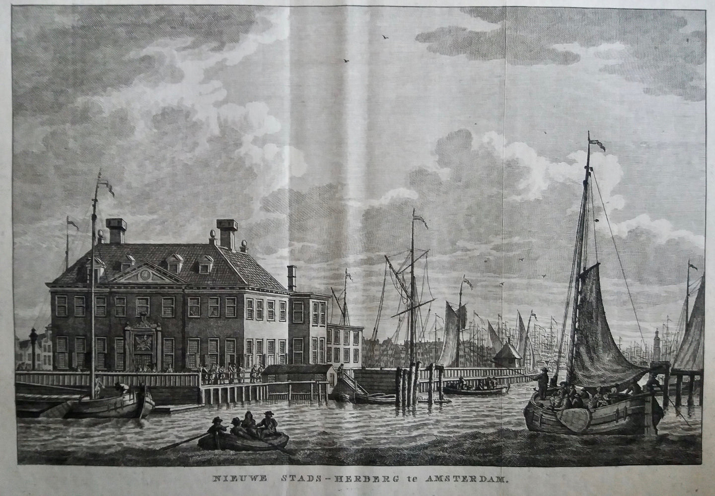 AMSTERDAM Nieuwe Stadsherberg in Het Y - KF Bendorp - 1793
