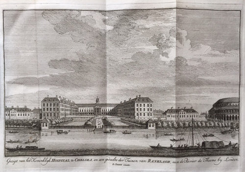 Engeland Londen Chelsea Royal Hospital en Ranelagh Tuinen - I Tirion - 1754