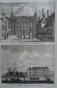 Amsterdam, Prinsenhof en 's- Lands Zeemagazijn - KF Bendorp - 1793