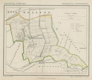 LINSCHOTEN - Kuijper / Suringar - ca. 1867
