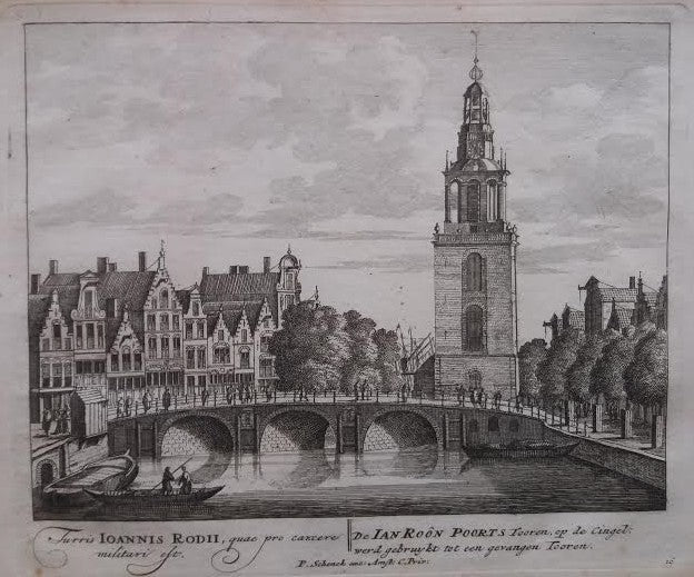 AMSTERDAM Jan Rodenpoortstoren - P Schenk - ca. 1700
