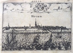 HOORN Profielgezicht - J Jansz / L Guicciardini - 1613