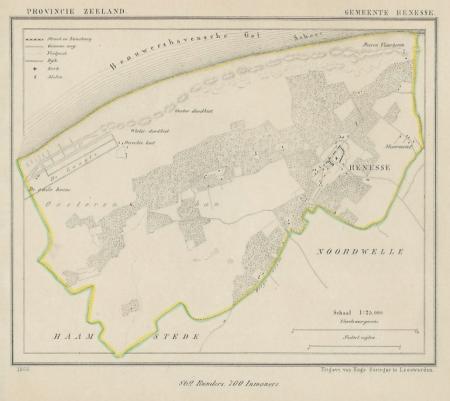 RENESSE - Kuijper / Suringar - 1866