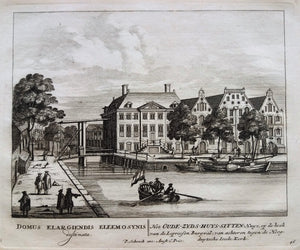 Amsterdam Waterlooplein Oudezijds Huiszittenhuis - P Schenk - ca. 1708