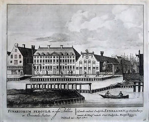 Amsterdam Oostenburg Lijnbanen VOC en Admiraliteit - P Schenk - ca. 1708