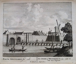 Amsterdam Weteringspoort - P Schenk - ca. 1708