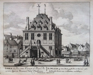 Amsterdam Dam Waag - P Schenk - ca. 1708