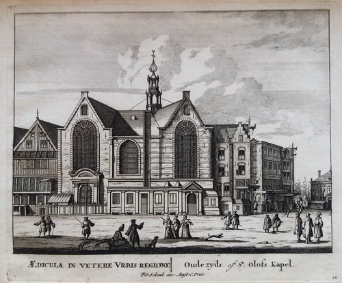 Amsterdam Sint Olofskapel - P Schenk - ca. 1708