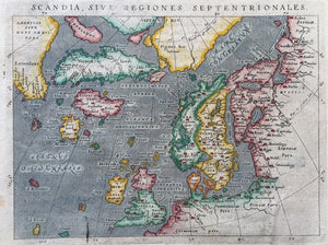 Scandinavië Groenland - GA Magini - 1598