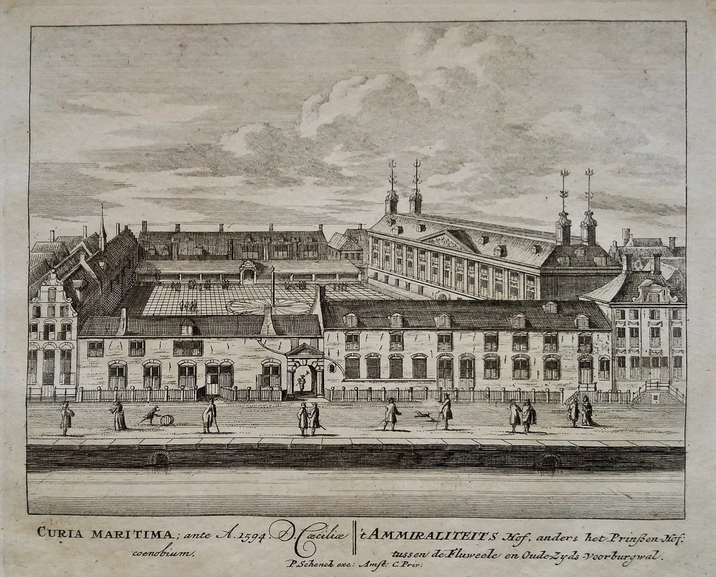 Amsterdam Prinsenhof Hotel The Grand - P Schenk - ca. 1708