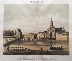 Amsterdam Haarlemmerpoort - D Allart - 1871