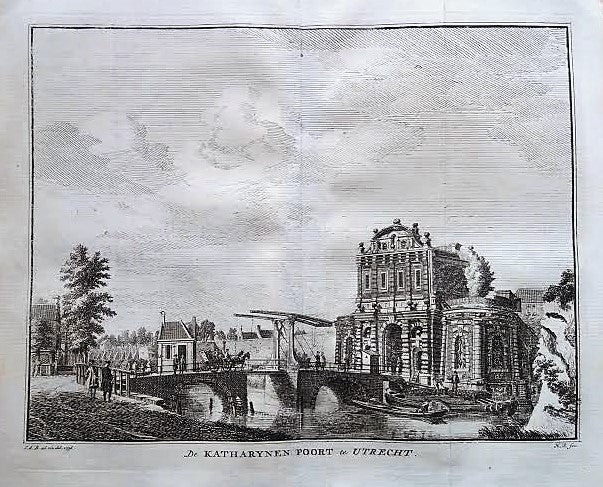 Utrecht Catharijnepoort - H Spilman - ca. 1750