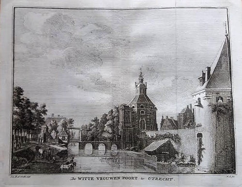 Utrecht Wittevrouwenpoort - H Spilman - ca. 1750