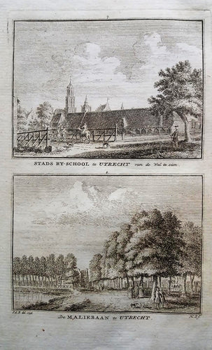 Utrecht Maliebaan - H Spilman - ca. 1750