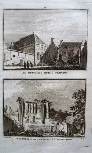 Utrecht Duitse Huis - H Spilman - ca. 1750