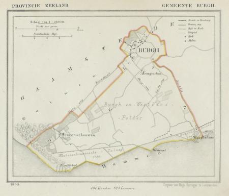 BURGH - Kuijper / Suringar - 1865