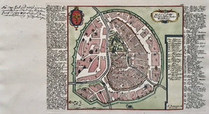 Rusland Moskou Stadsplattegrond - G Bodenehr - ca. 1725