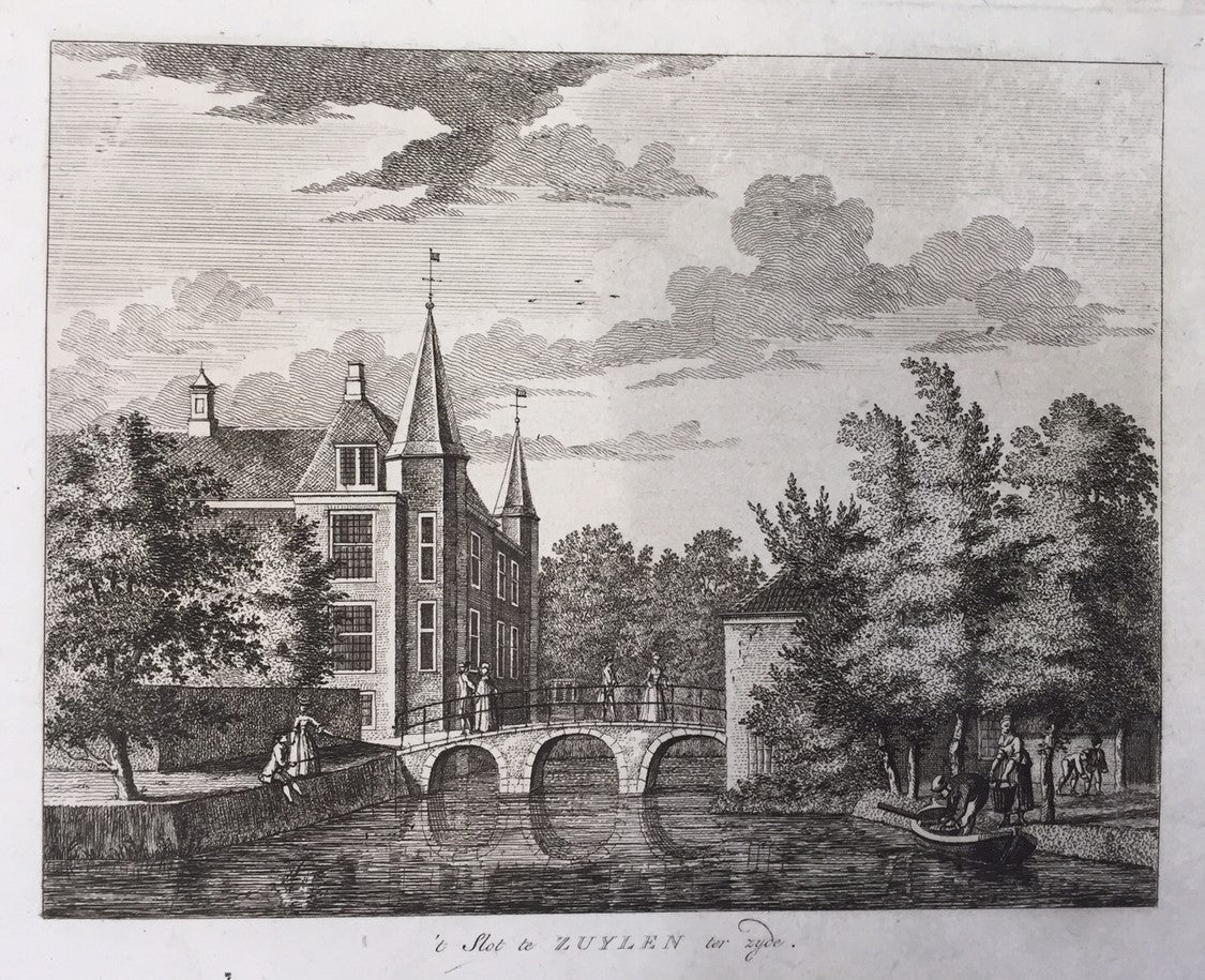 Oud-Zuilen Slot Zuylen - H Schoute - ca. 1775