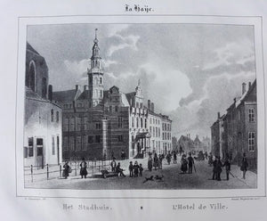 Den Haag Stadhuis - G Craeyvanger / Desguerrois & Co, - 1836